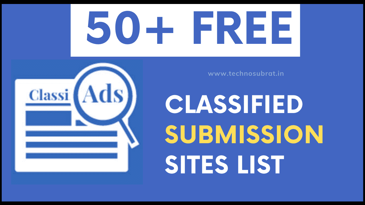 Free Classified Websites List